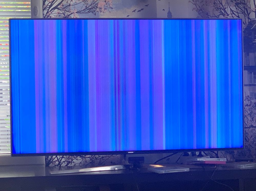 horizontal lines on samsung lcd tv